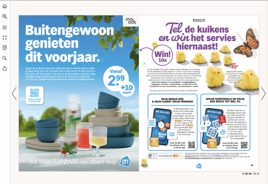 Hop into Spring with 4 Easter-Themed Digital Catalog Examples 3 AlbertHeijnEasterGame Publitas