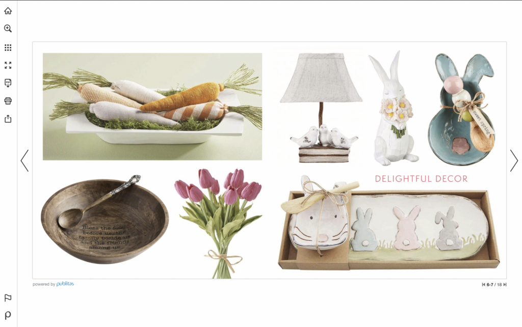 Hop into Spring with 4 Easter-Themed Digital Catalog Examples 5 Weirs Furniture Easter-Themed Digital Catalog