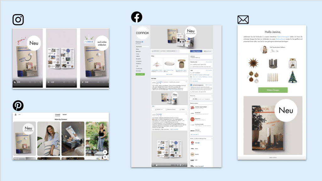 Unleashing the Potential: How Digital Brochures Transform Retail Marketing Strategies 2 Connox Catalog Promotion in Social Media Publitas