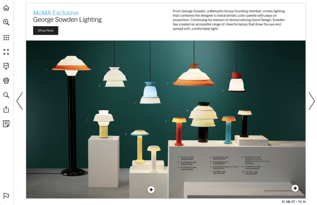 Unleashing the Potential: How Digital Brochures Transform Retail Marketing Strategies 4 MoMa catalog Publitas