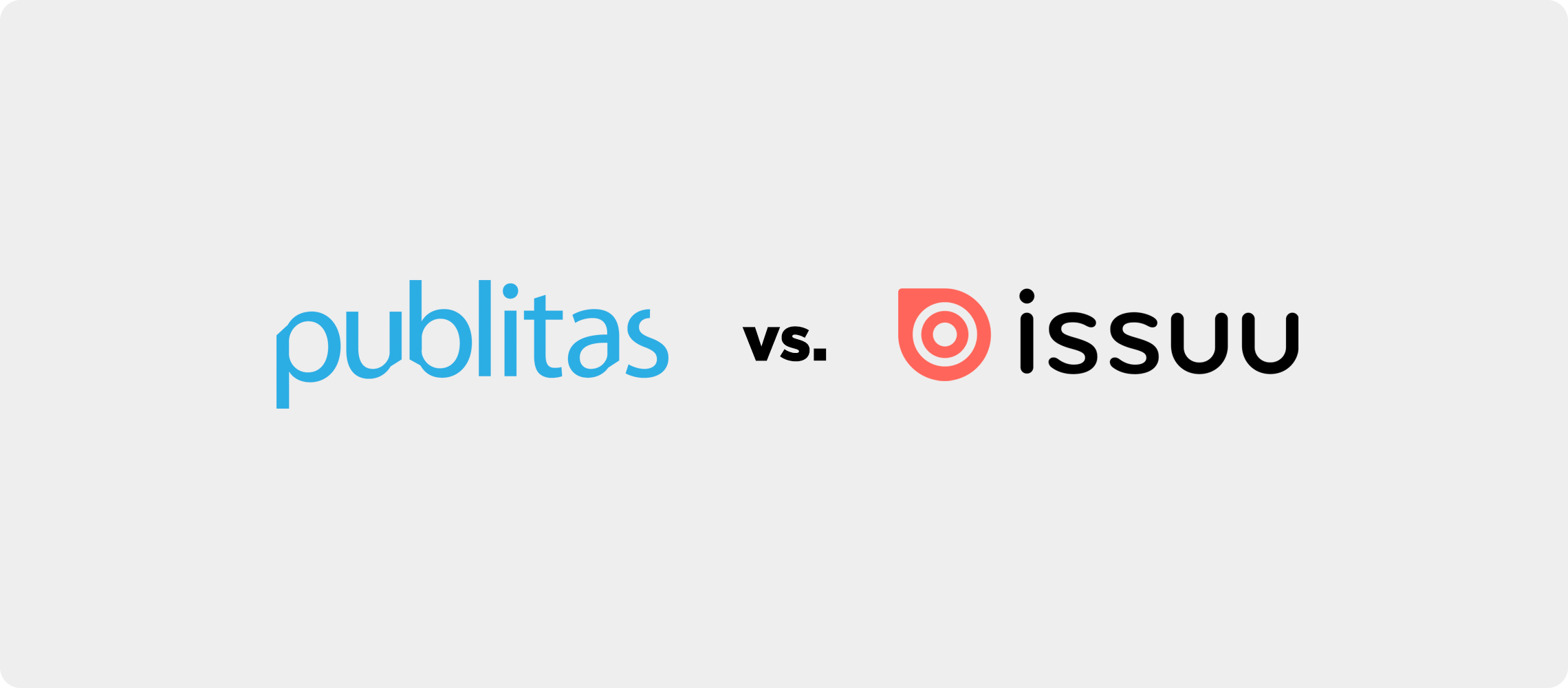 publitas-issuu Publitas logo vs. Issuu logo to suggest Publitas as Issuu alternative.