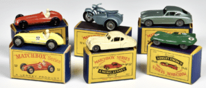 From Mr. Potato Head to the LOL Doll: Explore Top Christmas Toys from 1950 to 2023 13 Six Boxed Matchbox Lesney 1-75 Series Motorbikes, Sports And Racing Cars