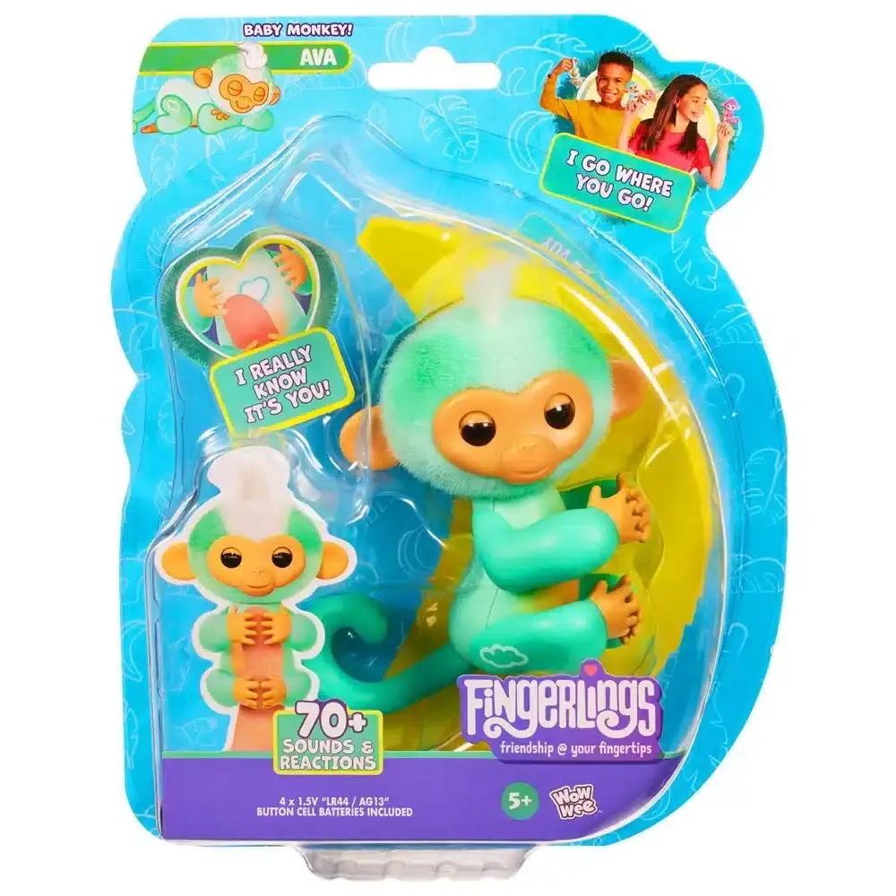 From Mr. Potato Head to the LOL Doll: Explore Top Christmas Toys from 1950 to 2023 6 fingerling monkey toy in packaging