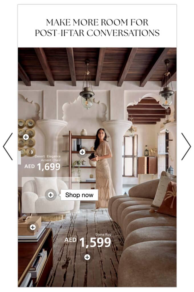 Maximize Your Ramadan 2025 Sales with These 5 Essential Strategies 1 A page from Home Centre's catalog. Showing a large couch. Make more room for post-Iftar conversations.