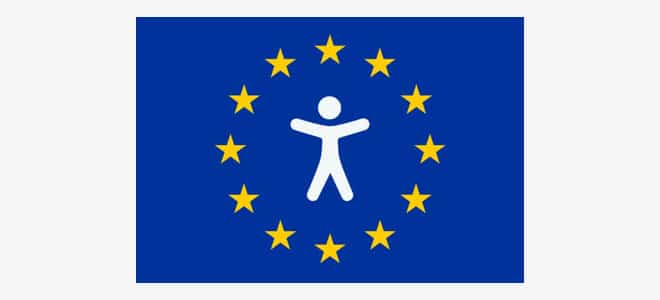 Zugänglichkeit 5 Das Logo des Europäischen Zugänglichkeitsgesetzes