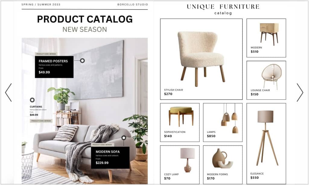 Transform Your Digital Catalog with Visual Merchandising Techniques 1 catalog home example Publitas