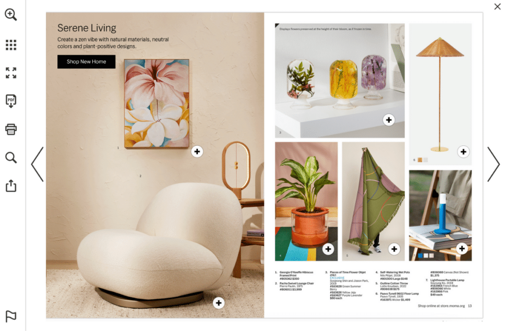 Top 6 Digital Catalog Examples to Explore for Spring 2025 1 moma catalog Publitas