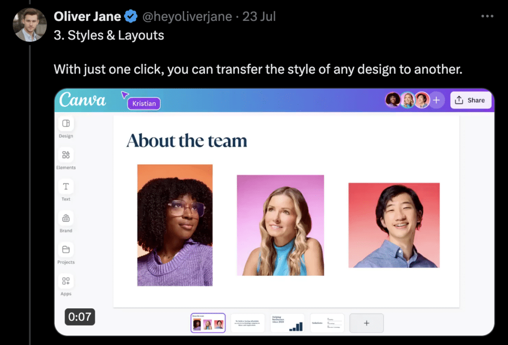Canva Create Features: 10 Game-Changers you need to know 3 03 canva transfer style to another design Publitas