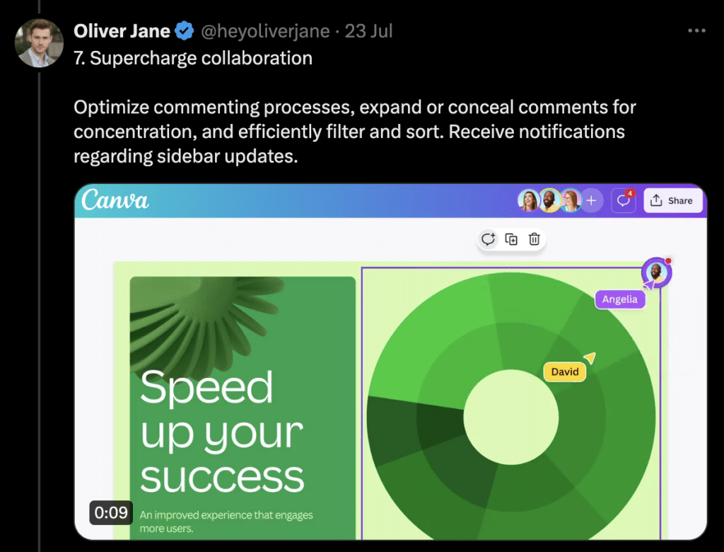 Canva Create Features: 10 Game-Changers you need to know 7 07 canva comments for collaboration Publitas
