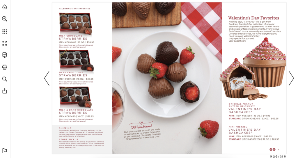 Elevate Your Valentine’s Gift Guide with These Inspiring Examples 1 Image shows a gift guide for valentines day chocolates including a cupcake, strawberries and chocolate boxes