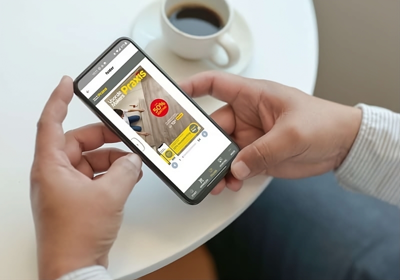 Catálogo digital da Praxis integrado na sua aplicação móvel.