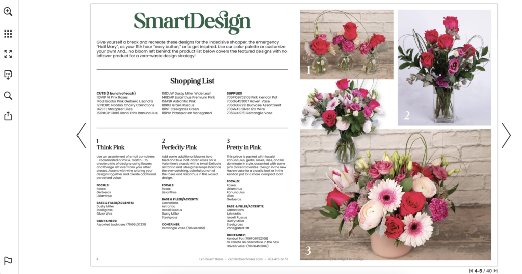 Elevate Your Valentine’s Gift Guide with These Inspiring Examples 2 Image shows a gift guide for flower arrangements next to text