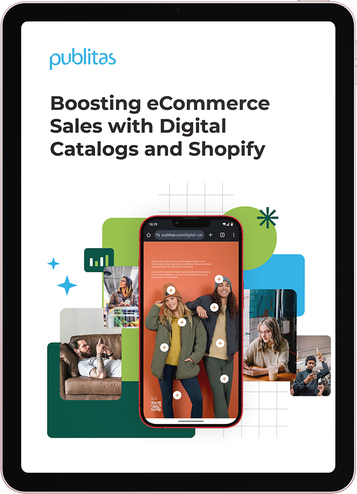 publitas shopify catálogos digitales impulsar ventas ecommerce Publitas