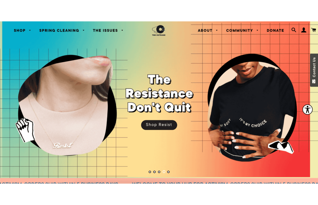 2025’s Top 7 Hottest Shopify Stores and How to Launch Your Own 4 the outrage shopify store Publitas