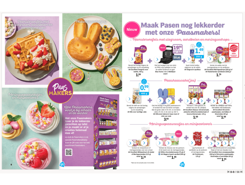 Unlock Hidden Easter Flyer Potential With This Data-Driven Shift 3 Easter flyer showing festive waffle, bunny cake, and pavlova dessert ideas with step-by-step product guides.